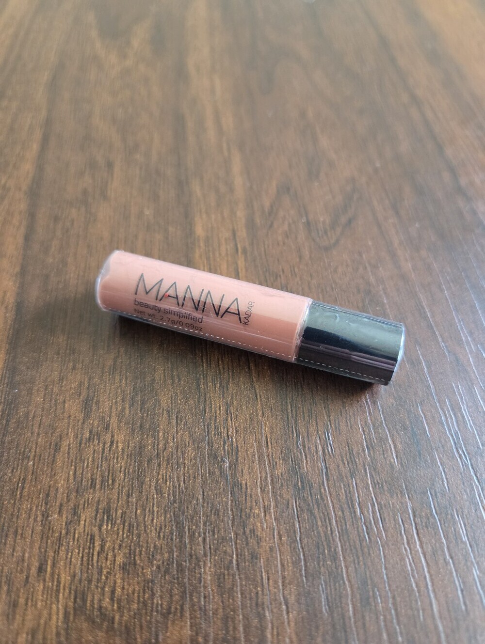 Manna Kadar LipLocked Priming Gloss Stain Shae Full Size 0.09oz Nude New Sealed